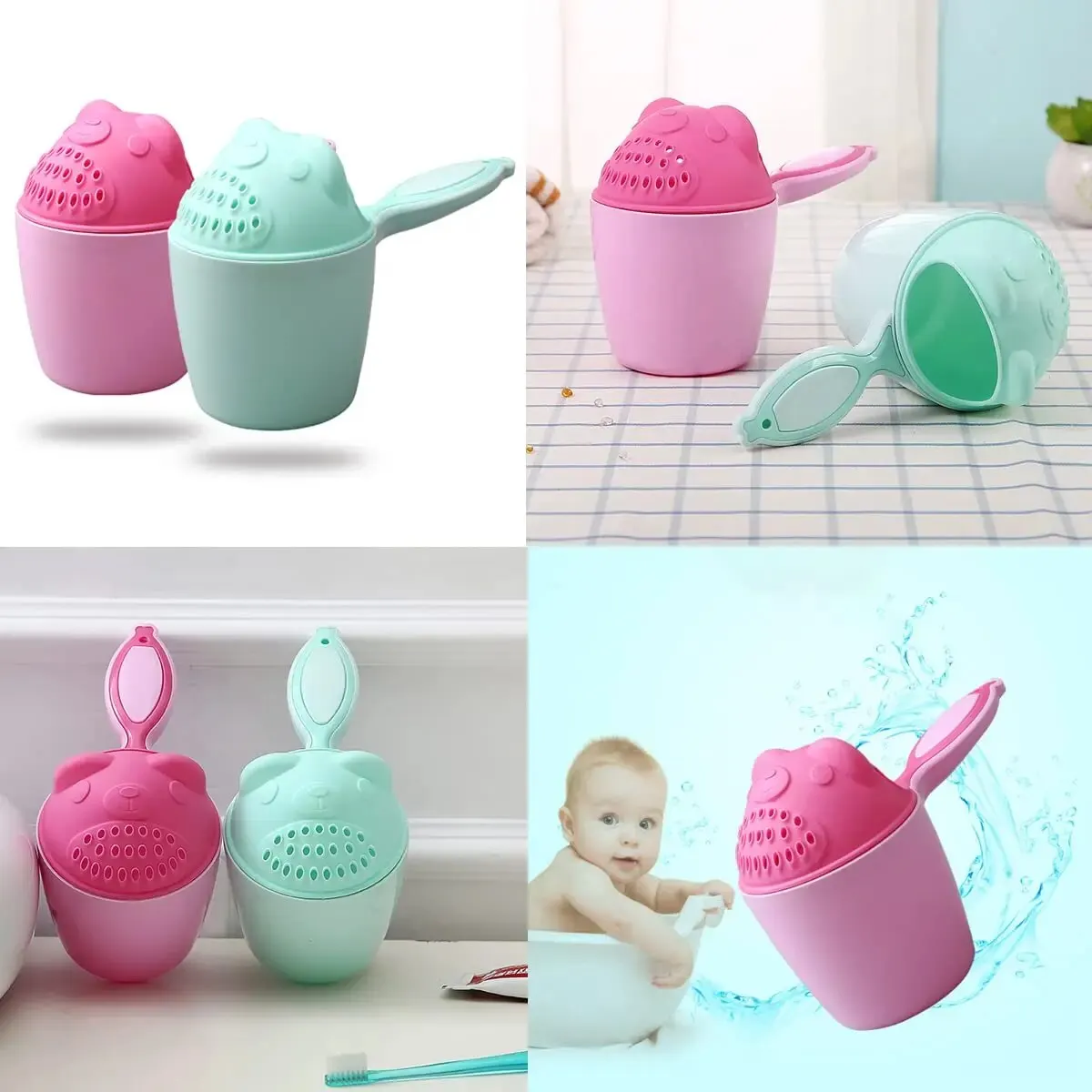 Hair Washing Cups Shampoo Rinse Cup Baby Rinse Shampoo Rinser Baby Rinse Cup Bath Rinser Wash Hair Cup By Protecting Infant Eyes