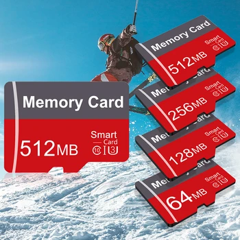 Cartão de memória TF para câmera e telefone celular, pequena capacidade, 64M, 128M, 256M, 512M 1
