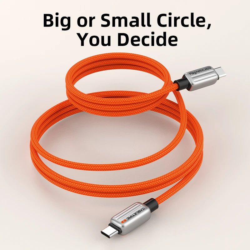 CABLETIME 240W Magnetic Fast Charging USB-C Power Cable