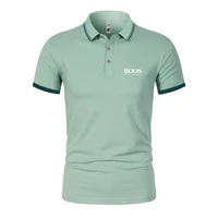Polo à manches courtes de haute qualité pour hommes, T-shirt décontracté, confortable, cool et respirant, à la mode d'été, nouvelle collection 3