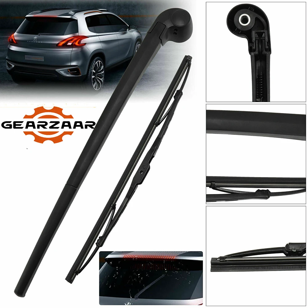 Rear Windshield Wiper Arm Blade Set For Audi A3 A4 8P Car Back Windscreen Window Rain Brush UK NEW