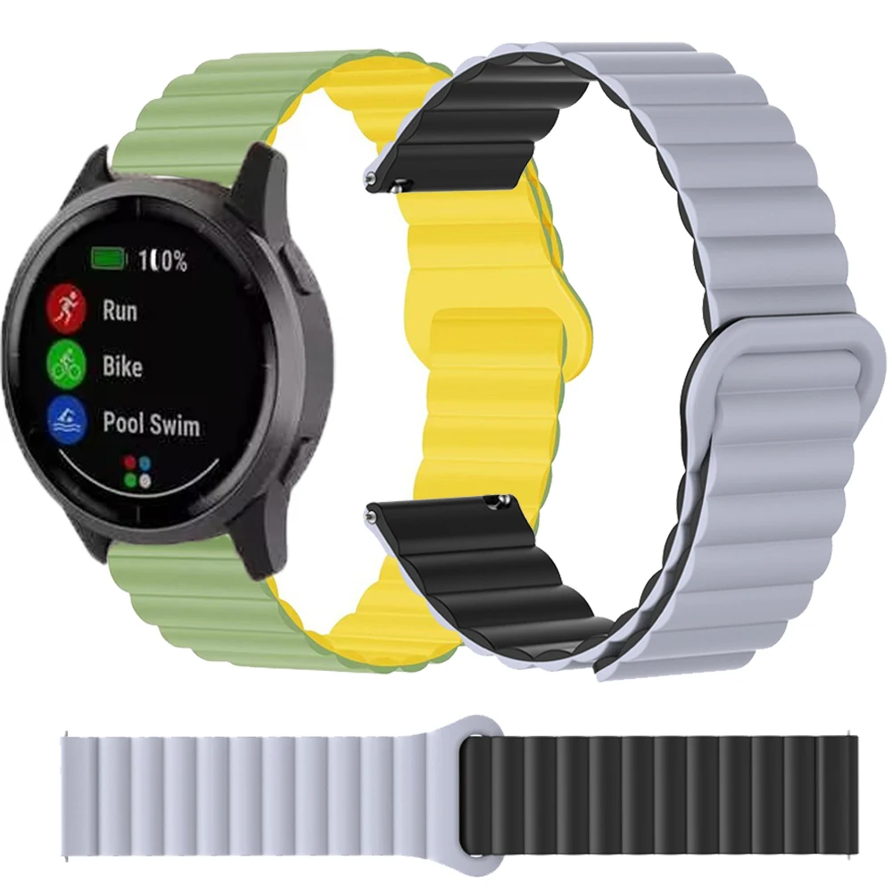 Magnetic Silicone Sports Watch Band - Universal Fit