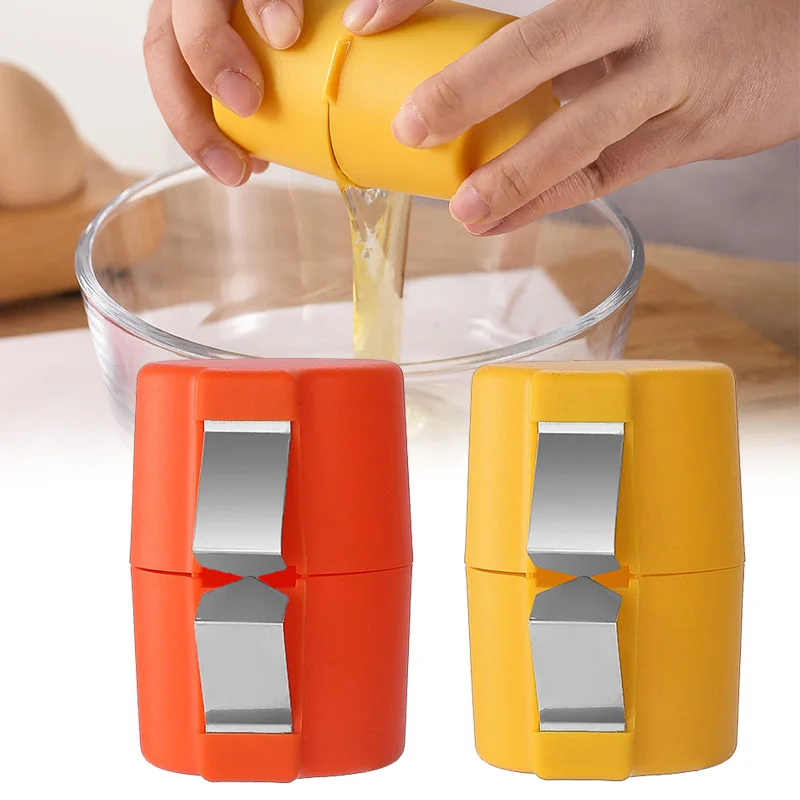 Egg Shell Opener Portable Egg Opener Kitchen Handheld Shell Crusher Household Press Separator kitchen gadgets