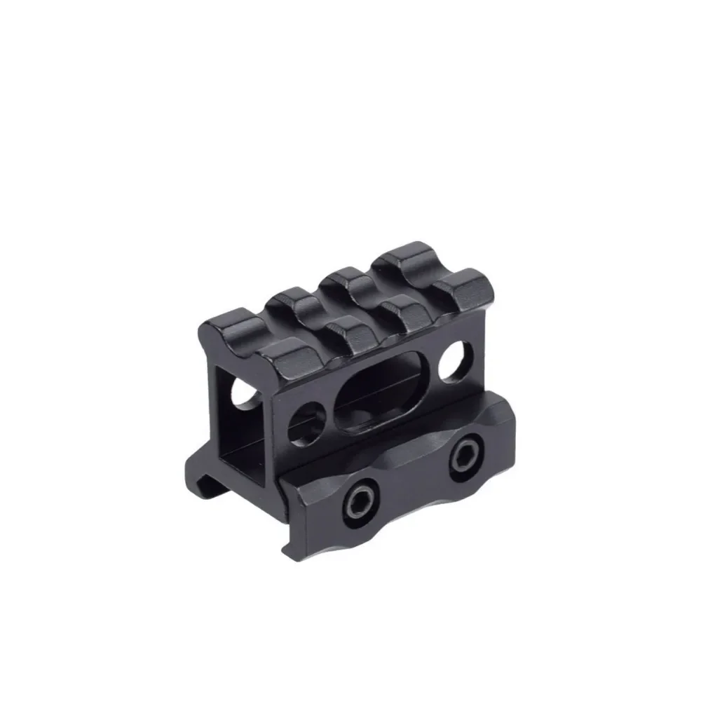 Picatinny Riser Mount Scope Riser Mount Scope Mount Adapter Rail Adapter Picatinny Rail Accessories Tactical 3slot RMR Holographic Red Dot T1 Height Increasing Metal Guide 20mm Sight Bracket Base for Hunting Flashlight Optics