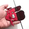 Decut HOCKII Finger Tab Guard Aluminum+ Leather Archery Finger Protector Right Hand/Left Hand Hunting Shooting Accessorie 3
