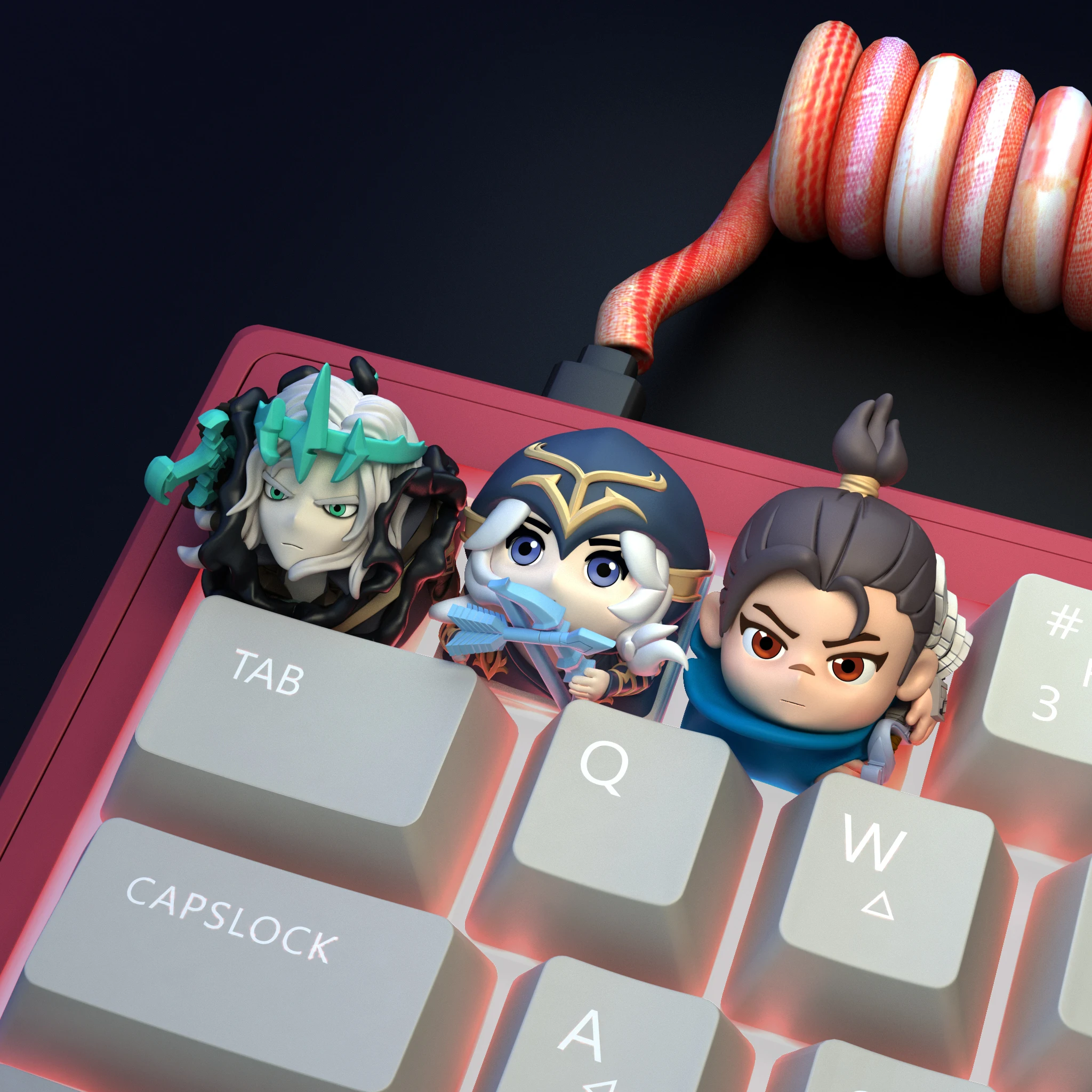 Yasuo Keycaps: The Ultimate Arcane-Inspired Resin Keycap for Mechanical  Keyboard Enthusiasts, image size:2048x2048
