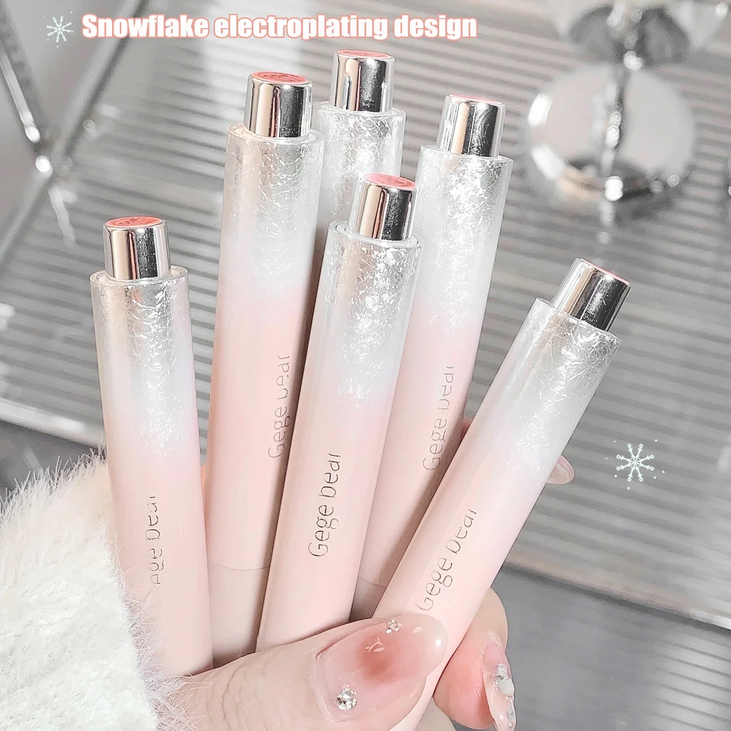 Lip Makeup Lip Glaze Lip Tint Lip Gloss Jelly Solid Lip Gloss Hydrating Mirror Red Brown Lipstick Clear Moisturizing Lips Tint Nature Nude