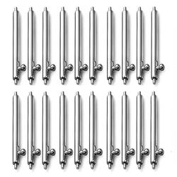 Stainless Steel Quick Release Watch Band Pins - 20 Pack, 1.5mm Diameter for 22mm (20pcs)