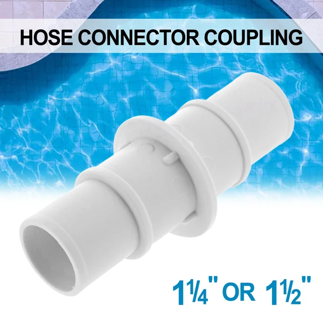 1-1/4 "Vagy 1-1/2" Tömlőcsatlakozó-Csatlakozó Adapter Úszómedence Porszívó-Szűrőszivattyú-Tömlőkhöz Csatlakoztatva