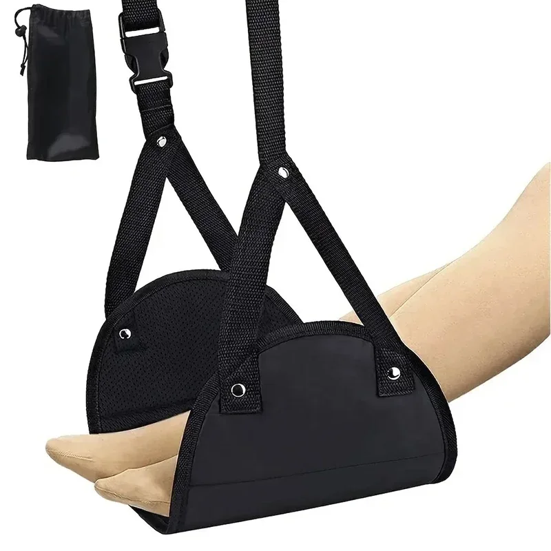 Airplane Footrest Hammock Flight Car Travel Seat Foot Rest Pad Adjustable Train Portable Sleeping Pillows Accessories airplane footrest,foot hammocks
