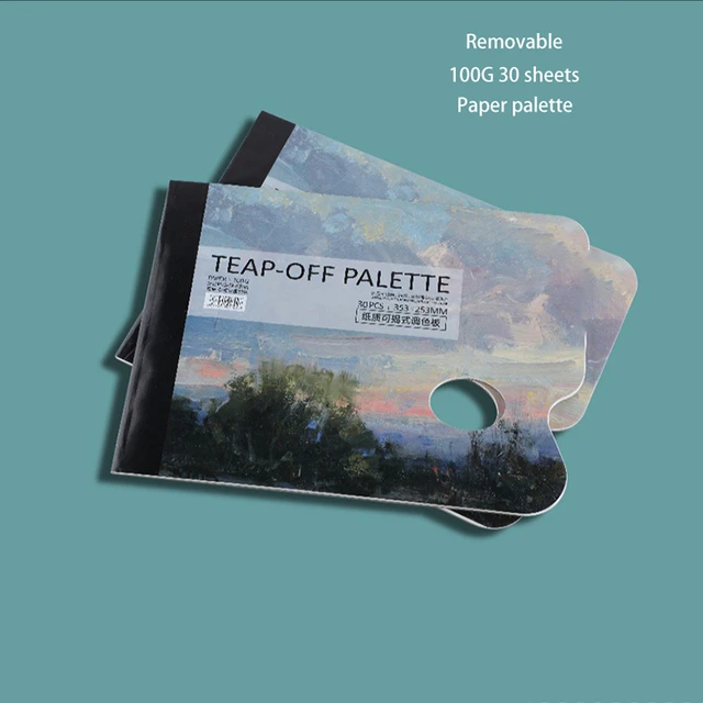 Disposable Tear-Off Palette Paper Paint Palette Paper Pad For Artist  Gouache Acrylic Oil Painting Watercolor Art Supplies - AliExpress