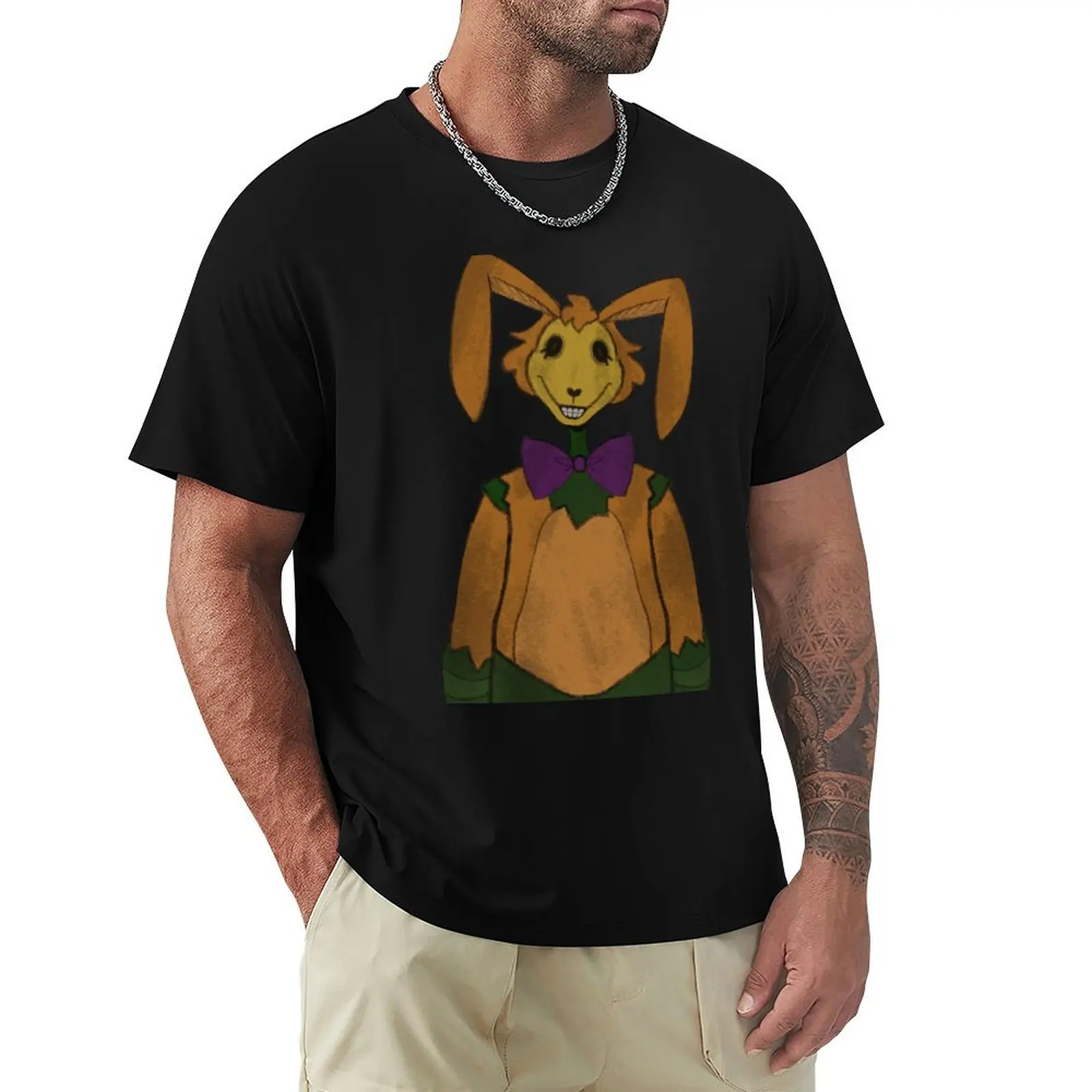 

Pumpkin Rabbit T-Shirt heavyweights korean fashion graphic t shirts men