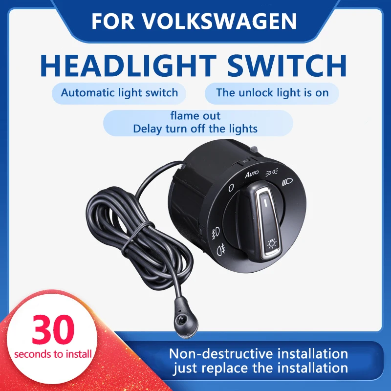For Volkswagen Lavida Golf Bora Jetta Sagitar polo Lingdu Tiguan Magotan  automatic headlight switch car accessories - AliExpress