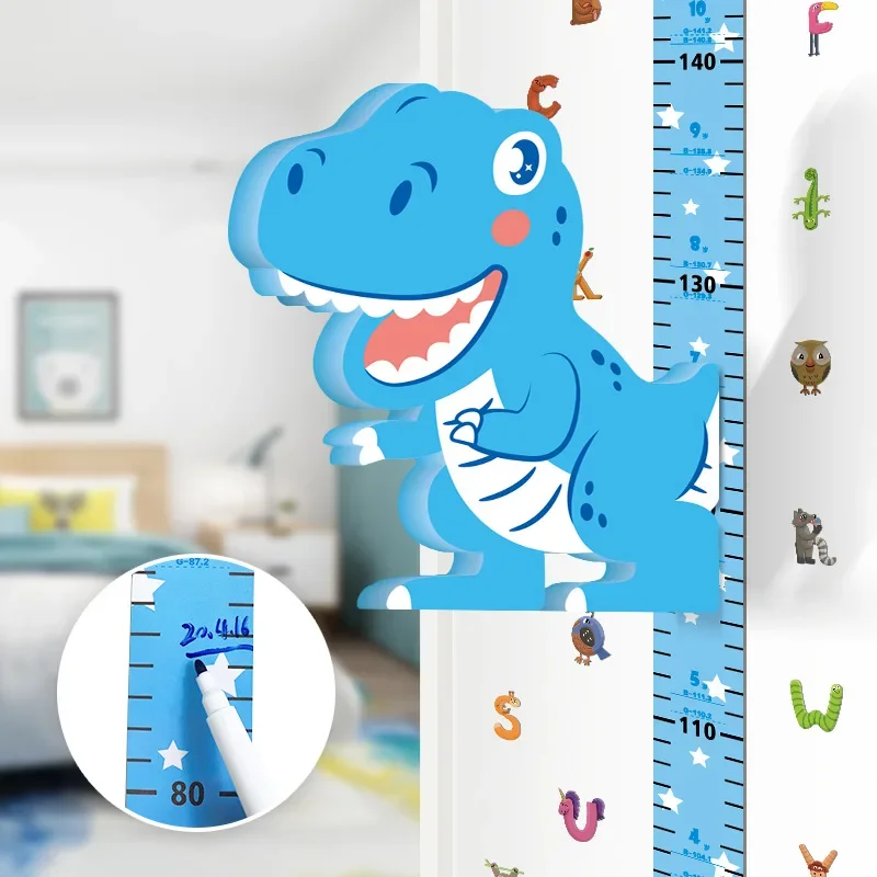 

Removable 3d Three-dimensional Cartoon Height Stickers Self-adhesive Children's Magnetic Suction Baby Height Wall Stickers