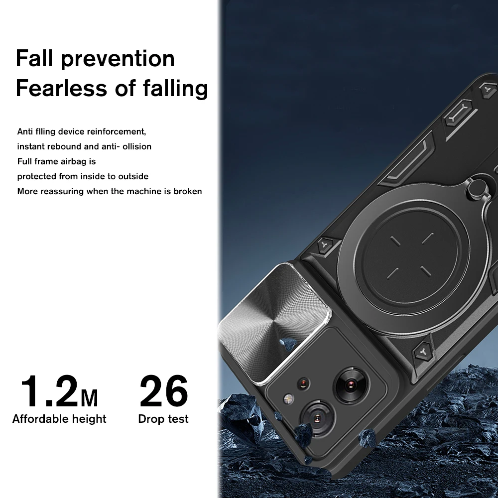 Case XIAOMI 13T / 13T PRO Tech-Protect Camshield Pro black  cases and  covers \ Types of cases \ Back Case cases and covers \ Material types \  Hybrid all GSM accessories \