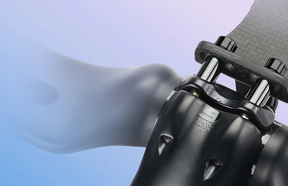 OGEVKIN Fahrradvorbauverlängerung Carbon Computerhalterung Rack für GPS/Fahrradcomputer/Kamera/Licht Fahrradzubehör 3K Schwarz – Detail 5