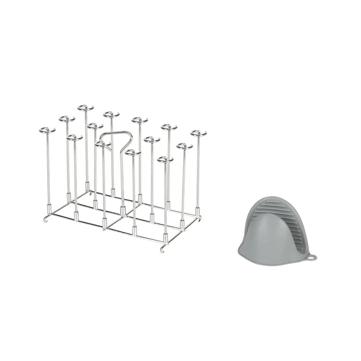 SkewerStandforNinjaDualAirFryerStainlessSteelKebabRackAir