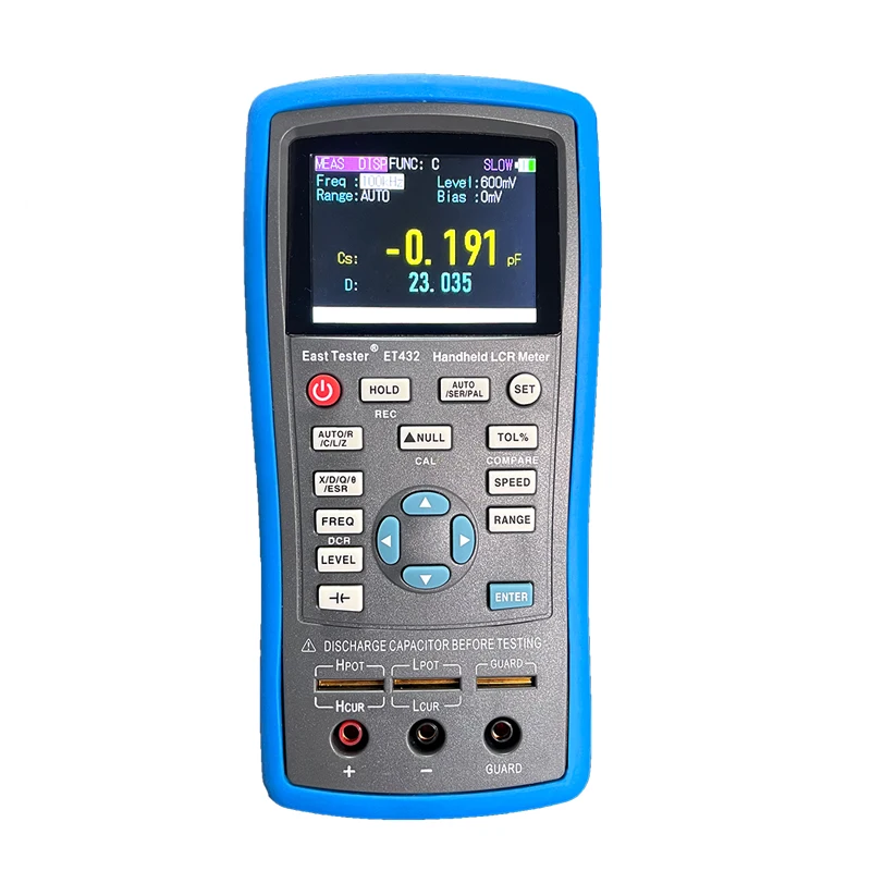 ET43 Series Handheld LCR Digital Bridge Meter Multifunctional Capacitance Inductance Resistance Meter