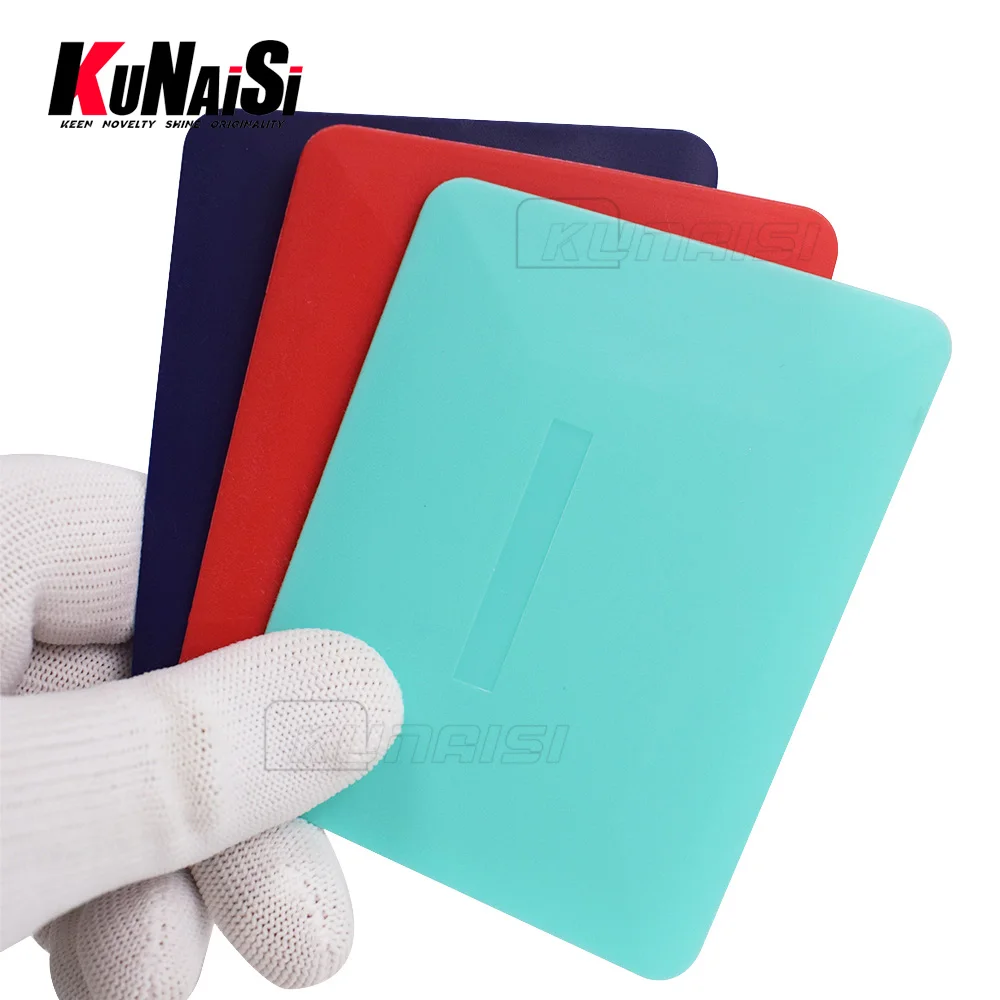 Car wrapping tools vinyl squeegee window tinting squeegee window scraper tool automotive film tools window scraper car film scraper car vinyl scraper KUNAISI 5PCS soft blue squeegee hard pink scraper vinyl car wrap auto foil corner trim window tint installation tools film appl