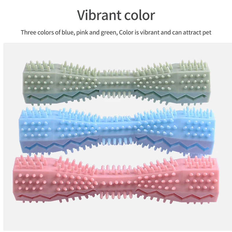 

Dogs Puppy Durable Chew Toys Pet Molar Teeth Cleaning Tool Interactive Dog Toothbrush Toy for Small Dogs Dog Toy Dental Mascotas