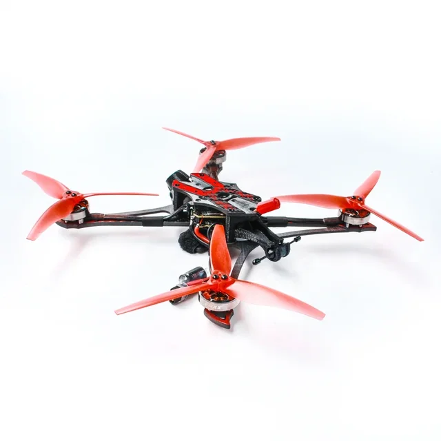 Emax Hawk Apex 3.5-5 Inch 4S 6S FPV Racing Drone BNF With STM32F722 FC 4IN1 25A ESC Runcam Nano HDZero ECO II 2004 Motor 4