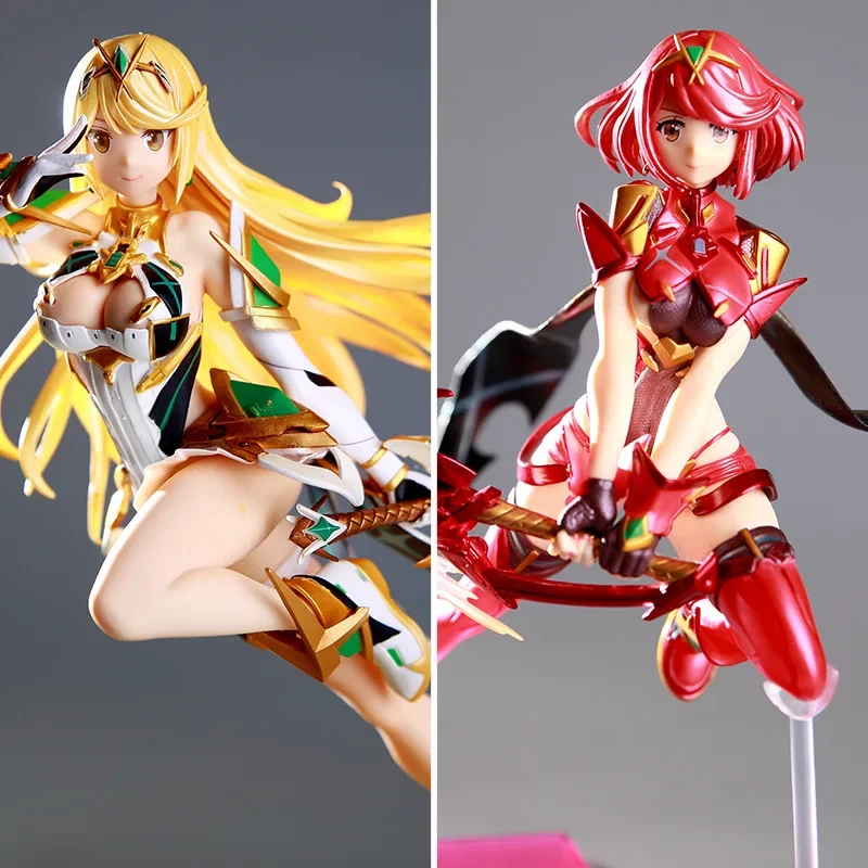 

Game Sexy Girl Figures Xenoblade Chronicles 2 Hikari Mythra / Pyra Homura PVC Collection Model Statue Anime Figure Toy