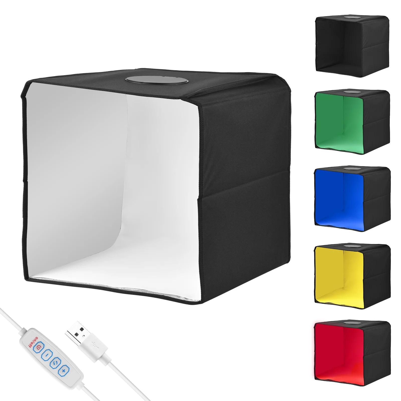 40 X 40cm Portable Mini Photography Light Box Integrated Professional Light Tent USB Power Supply for Studio Product Photography