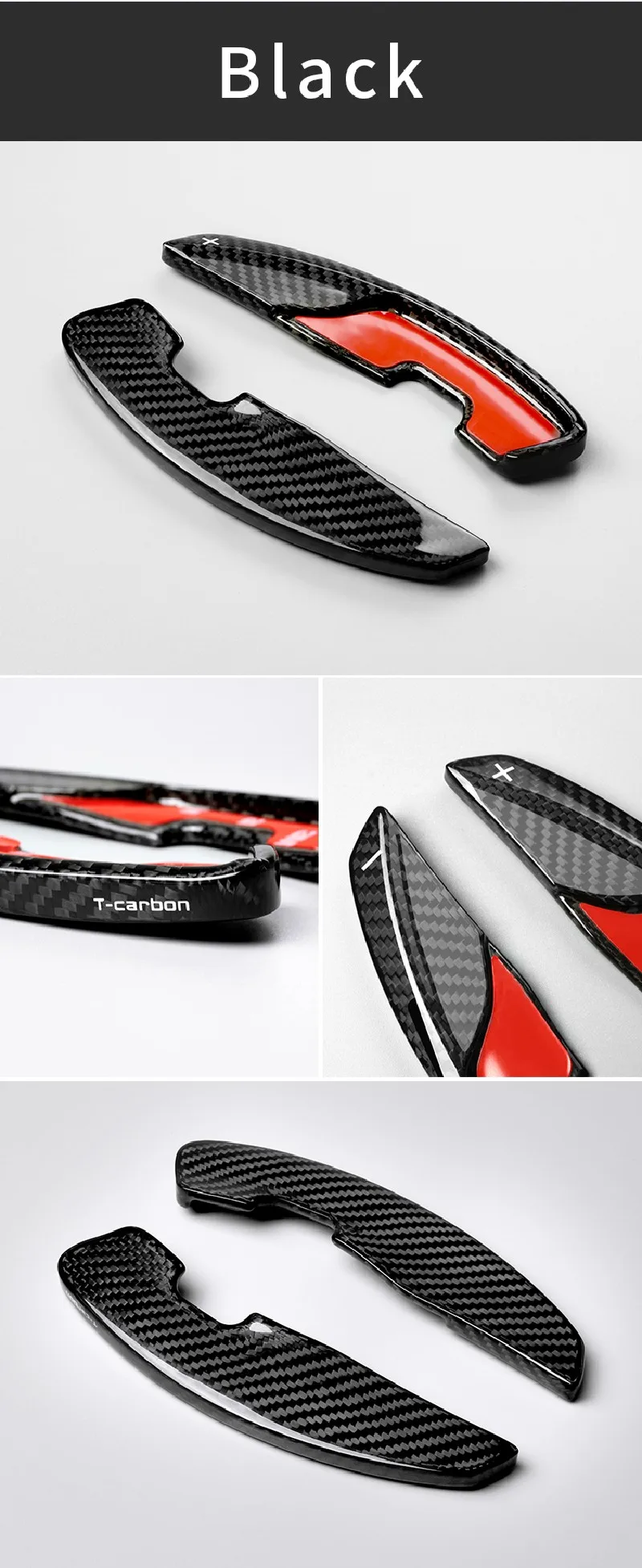 T-carbon Steering Wheel Extension Shift Paddle Shifter For Lexus ES IS UX Carbon Fiber Paddle Shift