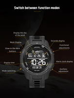 SMAEL 8105 Digital Watches Sports LED Wristwatches Men’s 50m Waterproof Watch Digital Light Stopwatch Watch for Men