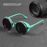 CRIXALIS Handmade ND Adjustable Sunglasses 1~9 Manual Dimming Glasses Fishing Filter UV400 Retro Steampunk Polarized SunGlasses