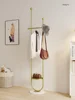 Household Simple Floor Clothes Rack Living Room Entrance Bag Coat Rack Modern Light Luxury 3