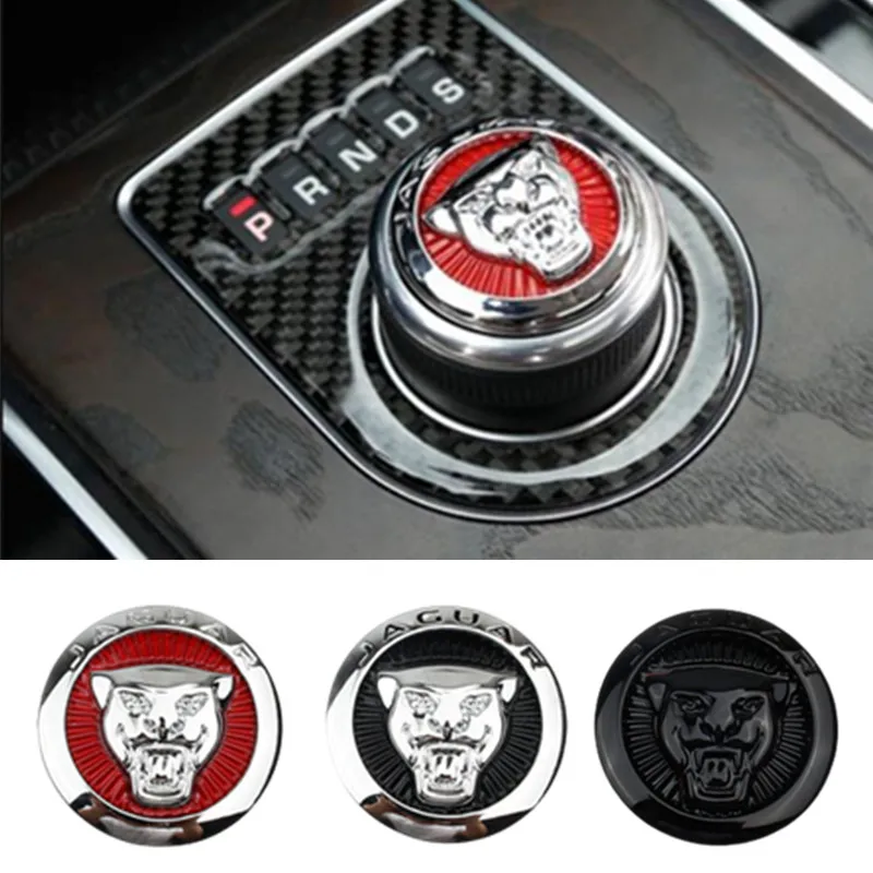 5cm Car Gear Shift Knob Sticker Metal Alloy Panel Trim Interior Decal
