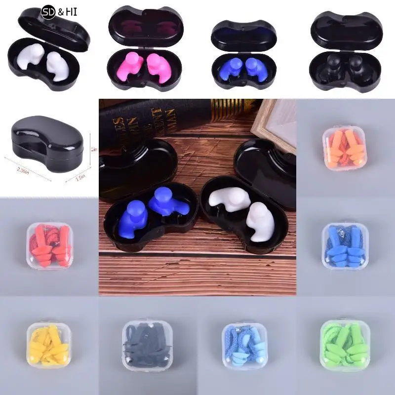 

Silicone Sleeping Ear Plugs Sound Insulation Ear Protection Earplugs Anti-Noise Plugs for Travel Soft Noise Reduction