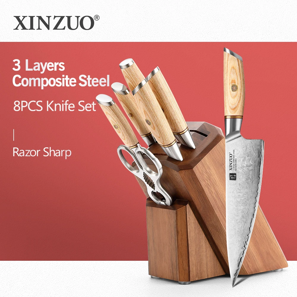 Acacia Series Forged Stainless Steel Steak Knife Set; Acacia Wood Handles -  AliExpress