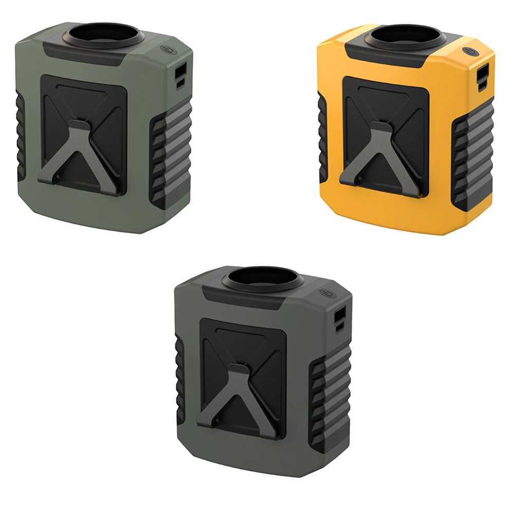 8000mAh Hanging Neck Fan with Power Bank Strong Airflow Cooling Fan 4 Speed Outdoor Electric Fan for Camping Traveling Hiking