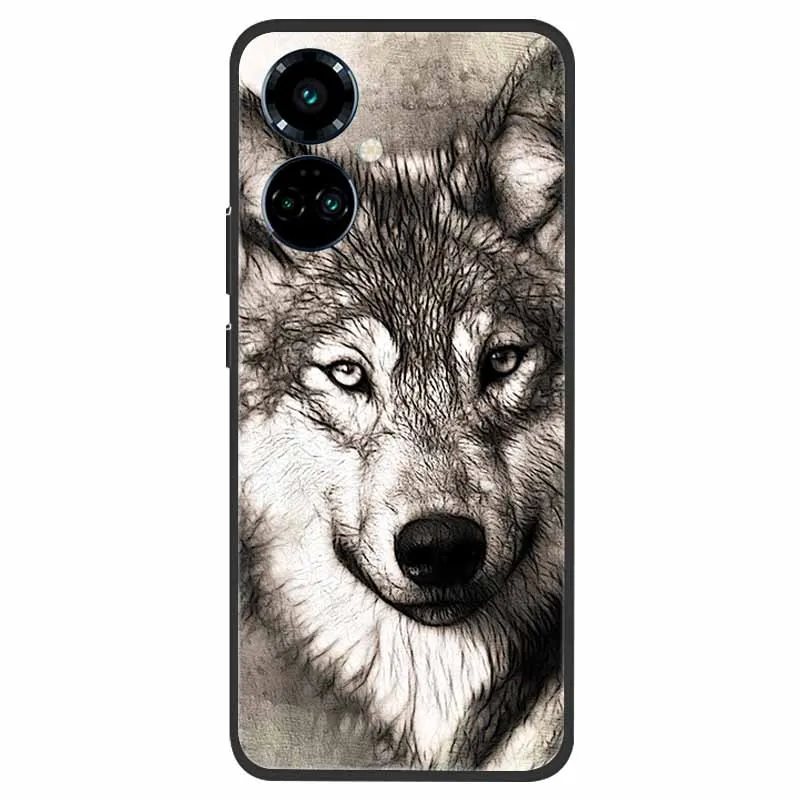 Tecno Camon 19 Shockproof Soft Silicone TPU Back Cover - Cute Design