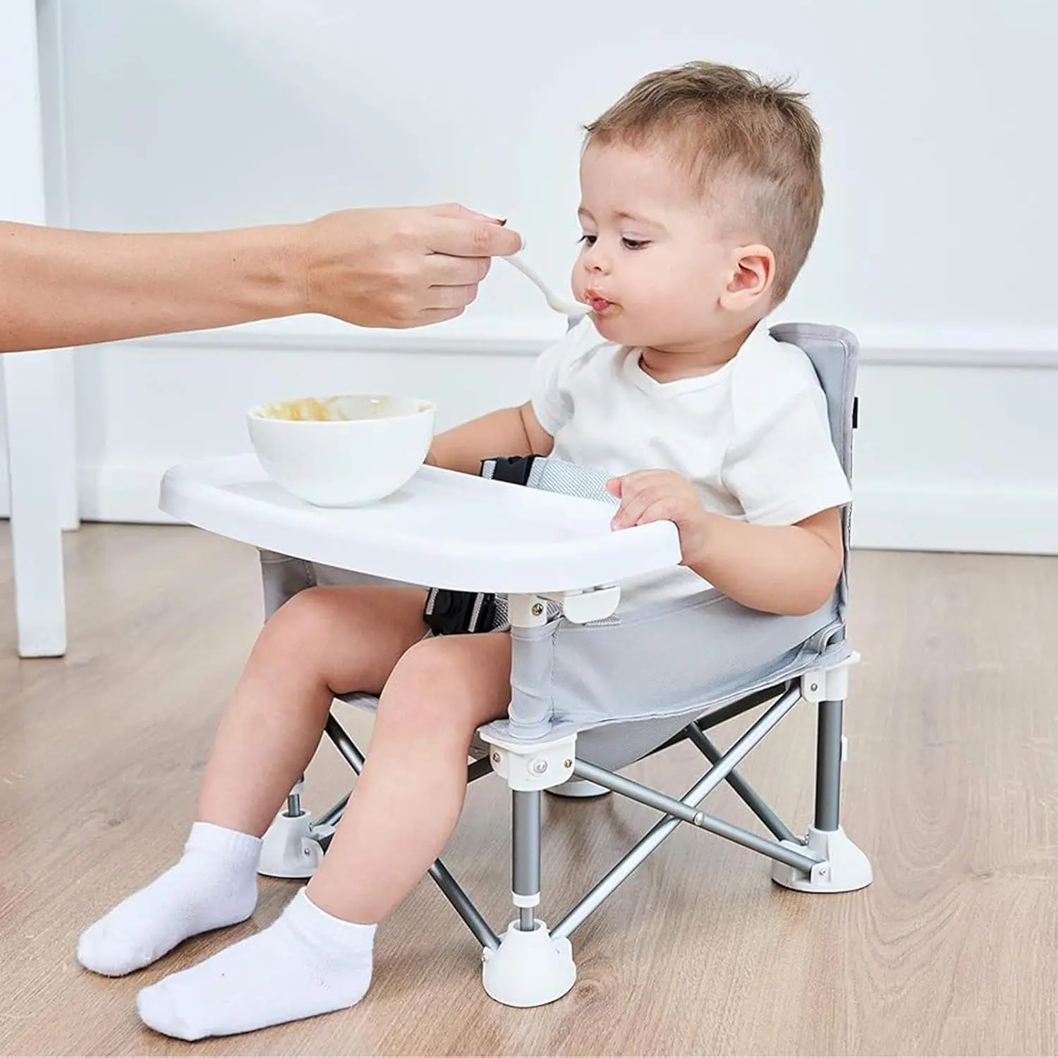 Baby Dining Chair Foldable Portable Baby Chair Dinner Table and Chairs Children Folding Dining Feeding