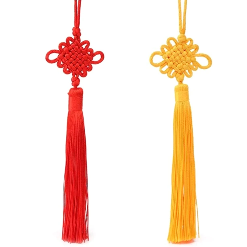 

50 Pcs Handmade Chinese Knots Soft Tassels Holiday Gift For Spring Festival, Special Gift For New Year Decoration