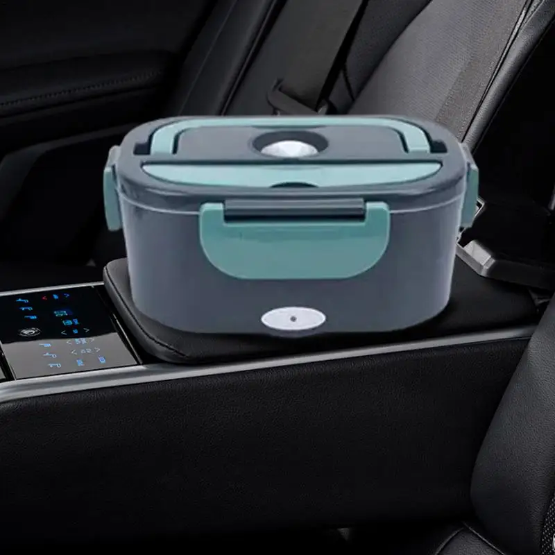 Car Heated Lunch Box 1.5L Portable Food Warmer Electric Lunch Box Food Heater Warmer Container Fast Heating