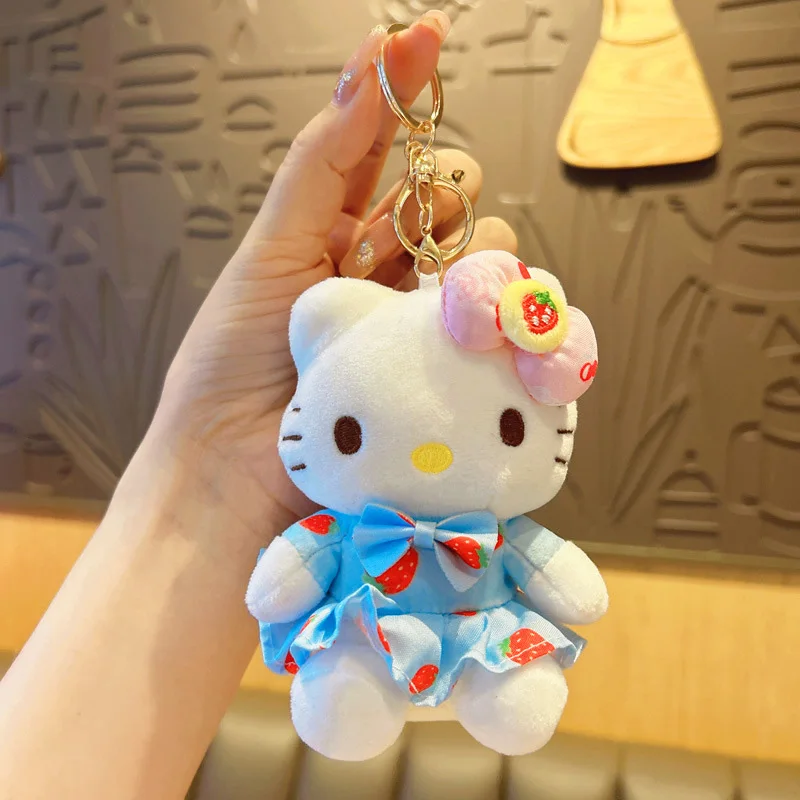 Hello Kitty Keychain Bags Plush  Hello Kitty Pendant Plush Bag - Plushie  Stuffed Toy - Aliexpress