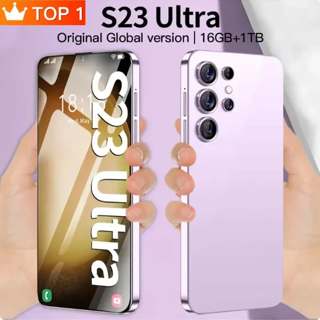 S23 Ultra 5G Smartphone 7.3 16GB+1TB Unlocked Dual SIM Android