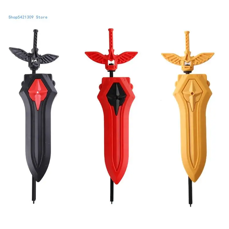 

85WA Durable Battle Sword Launching Set Spinner Accessories Children Easter Gift