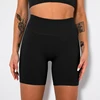 Seamless Knitted Sports Shorts Casual High Waist Push Up Cycling Shorts Fitness Running Tight Hip Lifting Yoga Shorts Sportswear 6