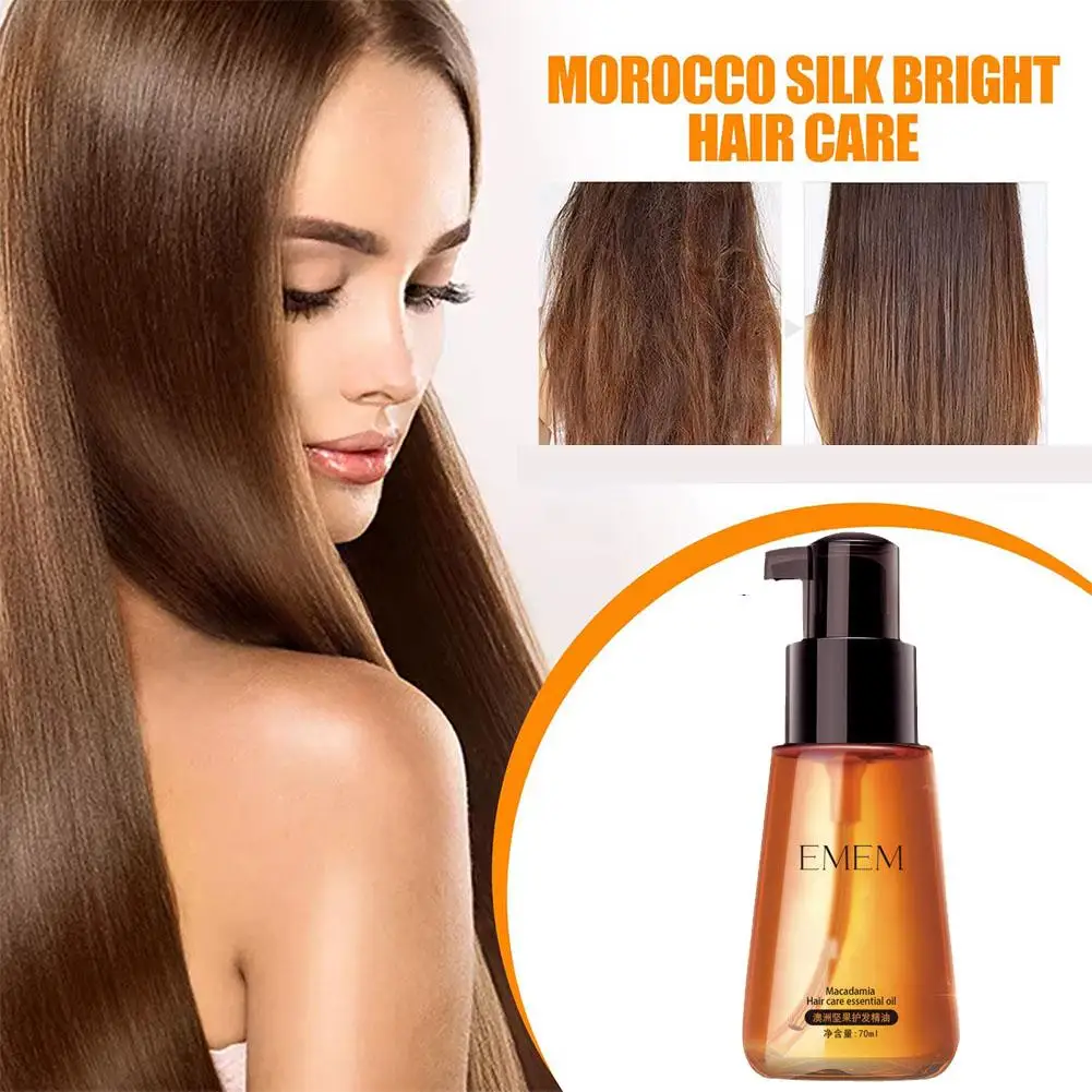 

Morocco Nut Conditioner Essential Oil Anti-Dry Hair Nourishing Hair Repair Damaged Forks Prevent Hair Loss For All Hair Typ U7Z1