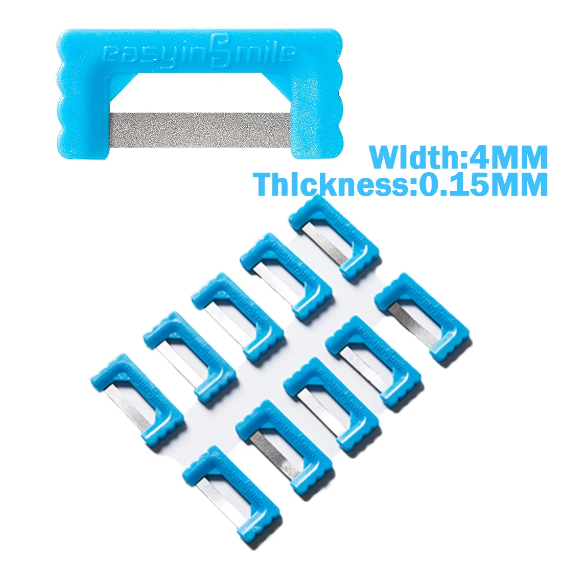 10Pc 歯科矯正歯間ステップエナメル削減研磨ストリップ歯科 IPR スト