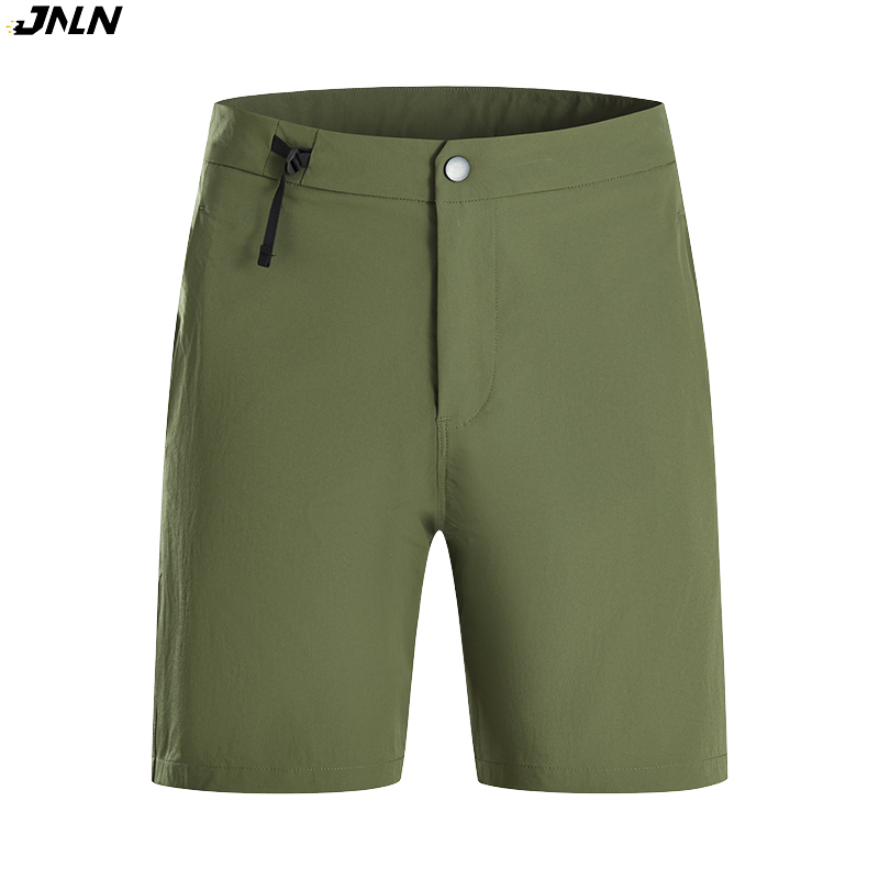 JNLN Quick-Dry Outdoor Shorts Unisex Summer Stretch Sports Shorts With Zipper Pockets For Camping Trekking Climbing Oversize