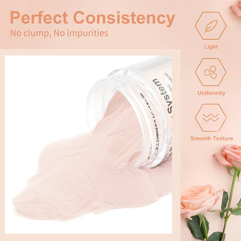 18g/box Acrylic Powder Red Pofessional White Nude Acrylic Nail French Manicure Powder for Nail Extension Acrylic Nail System 2