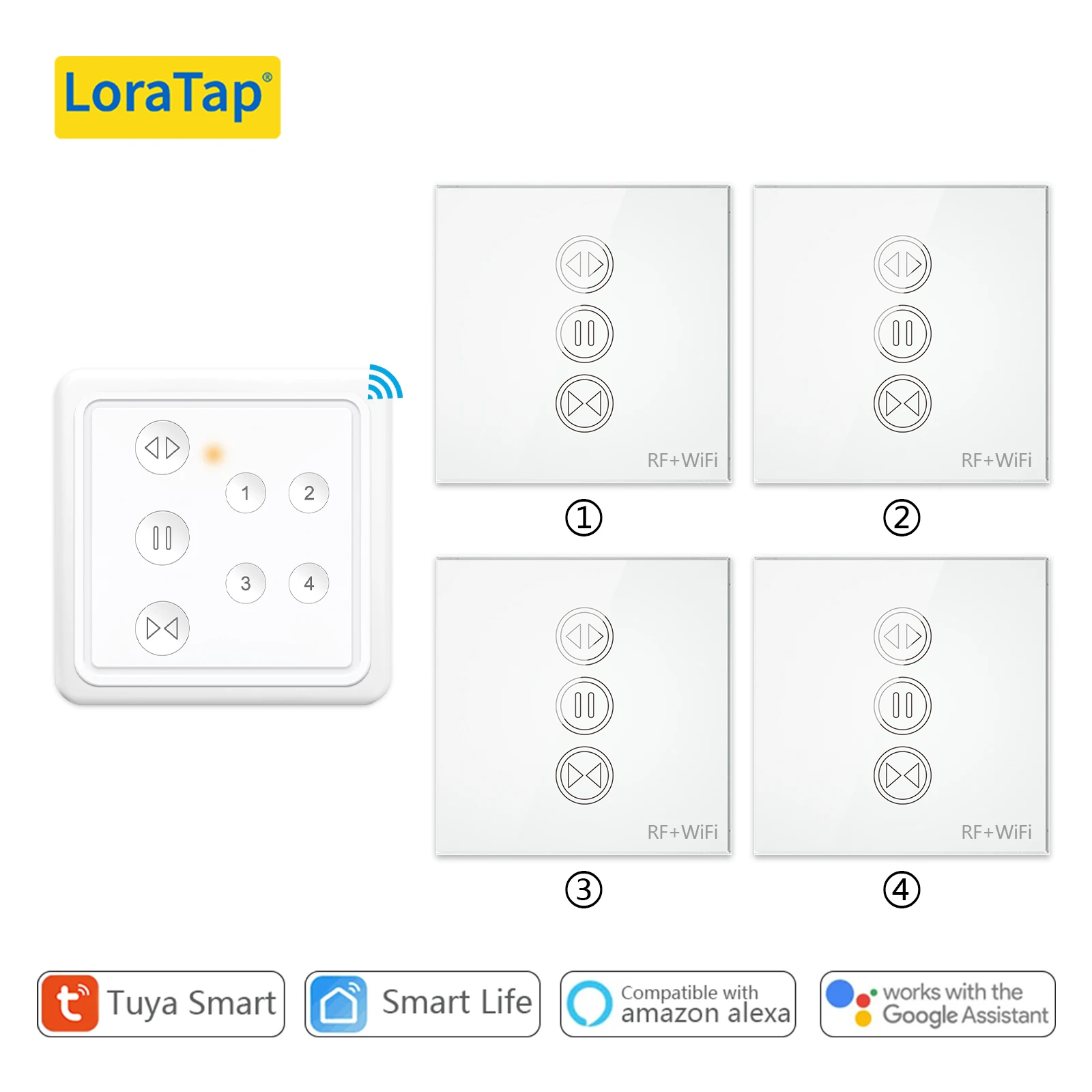 4 Channels 4 Switchs