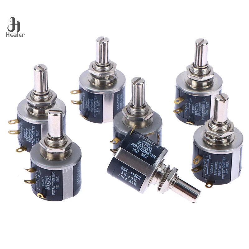 Spectorl Precision Coil Wire Wound Potentiometer 534 2w 100R 200R 500R 1K 2K 5K 10K 20K 50K 100k 1PCS wire wound potentiometer