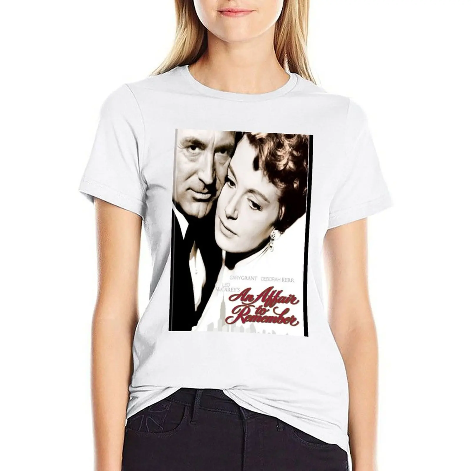 

An Affair To Remember movie cover T-shirt hippie clothes Female clothing graphics t-shirts for Women pack
